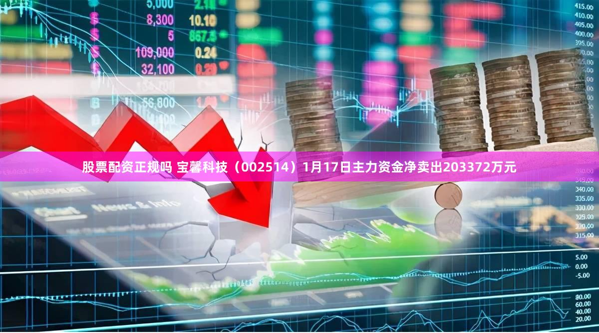 股票配资正规吗 宝馨科技（002514）1月17日主力资金净卖出203372万元